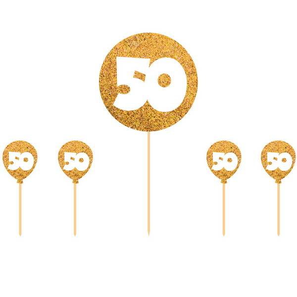 Taart Versiering 50 Jaar Glitter Goud huismerk kopen in de aanbieding Taart Versiering 50 Jaar Glitter Goud huismerk kopen in de aanbieding