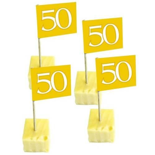 Prikkers 50 Jaar Goudkleurig 50 Stuks huismerk kopen in de aanbieding Prikkers 50 Jaar Goudkleurig 50 Stuks huismerk kopen in de aanbieding