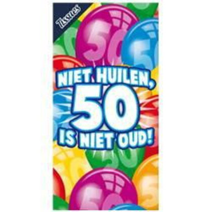 Tissue box 50 jaar