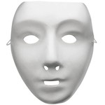 Masker grimeer wit vrouw Op is Op