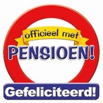 Schild pensioen groot