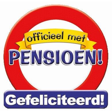 Schild Pensioen Groot huismerk kopen in de aanbieding