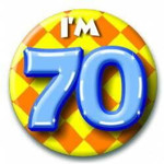 Button 70 jaar