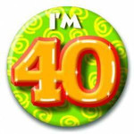 Button 40 jaar