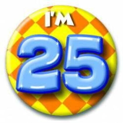 Button 25 jaar