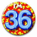 Button 36 jaar