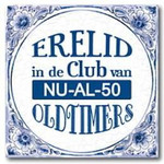 Tegel 50 jaar Erelid