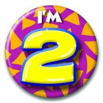 2 jaar button