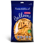 Ballonnen Honing geel 100 stuks