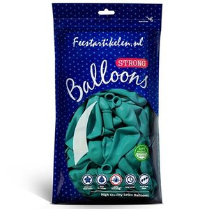 Ballonnen turquoise 100 stuks