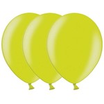 Metallic ballonnen 1e klas appelgroen 20 stuks Op is Op