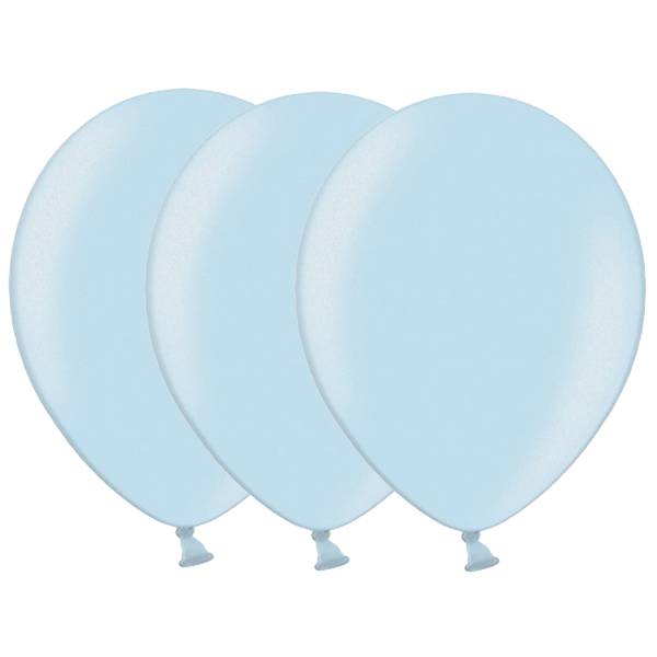 Metallic Ballonnen Lichtblauw 20 Stuks huismerk kopen in de aanbieding