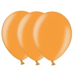 Metallic ballonnen 1e klas oranje 20 stuks Op is Op