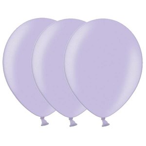 Metallic ballonnen 1e klas lichtpaars 20 stuks