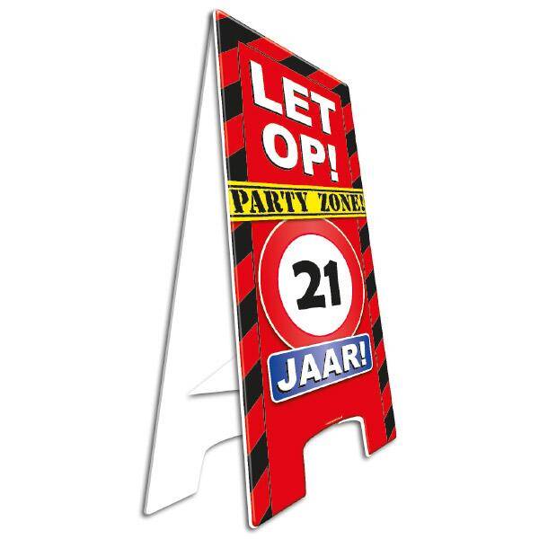 Pas Op Bord Party Zone 21 Jaar huismerk kopen in de aanbieding Pas Op Bord Party Zone 21 Jaar huismerk kopen in de aanbieding