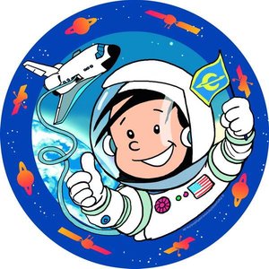 Bordjes Astronaut 8 stuks