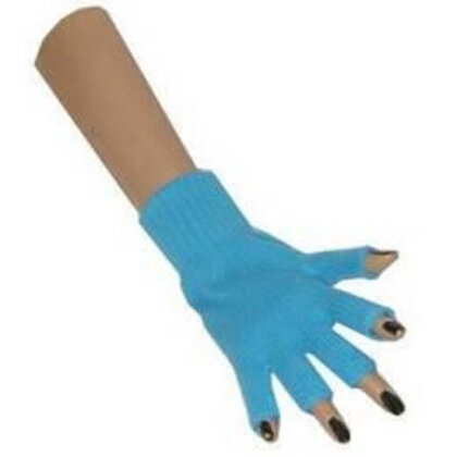 Handschoenen vingerloos turquoise