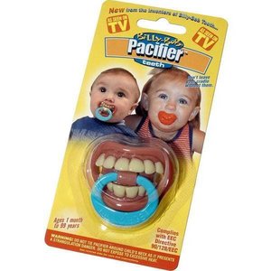 Smiffys Babyspeen met gebit Op is Op