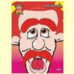Snor Comedy met wenkbrauwen rood Op is Op