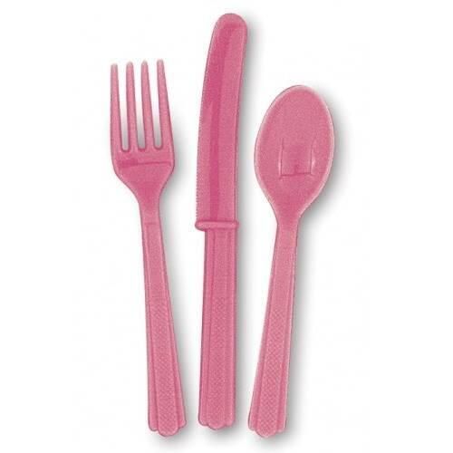 Bestek Donkerroze 18 Delig huismerk kopen in de aanbieding