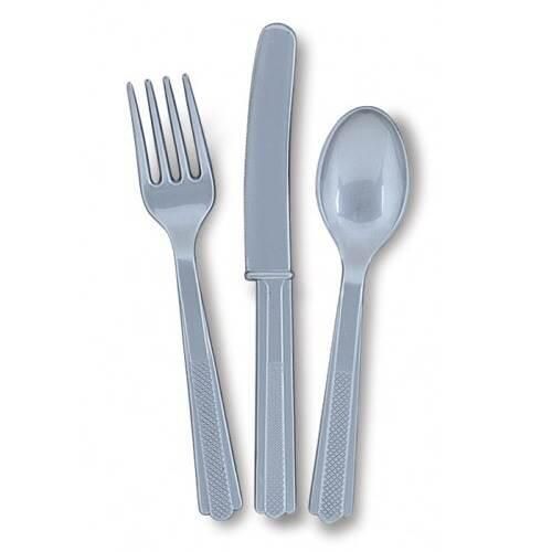 Bestek Zilverkleurig 18 Delig huismerk kopen in de aanbieding