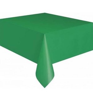 Tafelkleed groen plastic