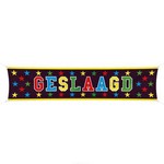 Spandoek geslaagd 180cm Op is Op