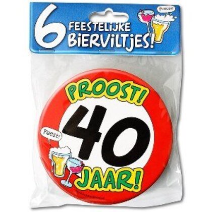 Bierviltjes 40 jaar