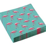 Servetten Flamingo mintgroen 20 stuks