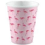 Bekertjes Flamingo pink 8 stuks