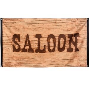 Gevelvlag Wild West saloon