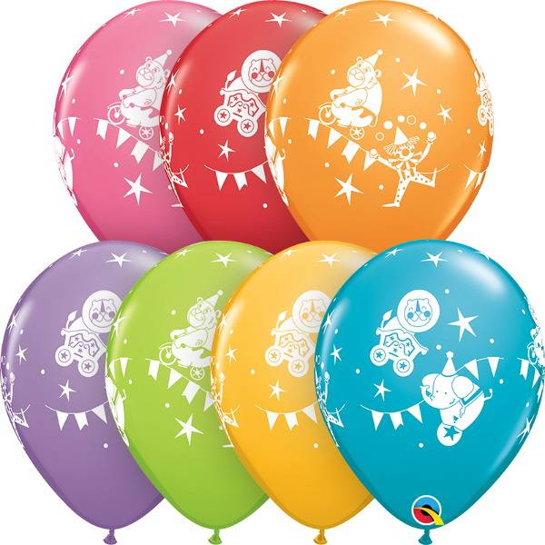 Ballonnen Circus extra sterk 6 stuks