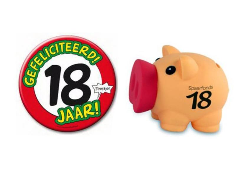 Uitgelezene Grappige 18 jaar verjaardag cadeaus - Feestartikelen.nl NQ-92