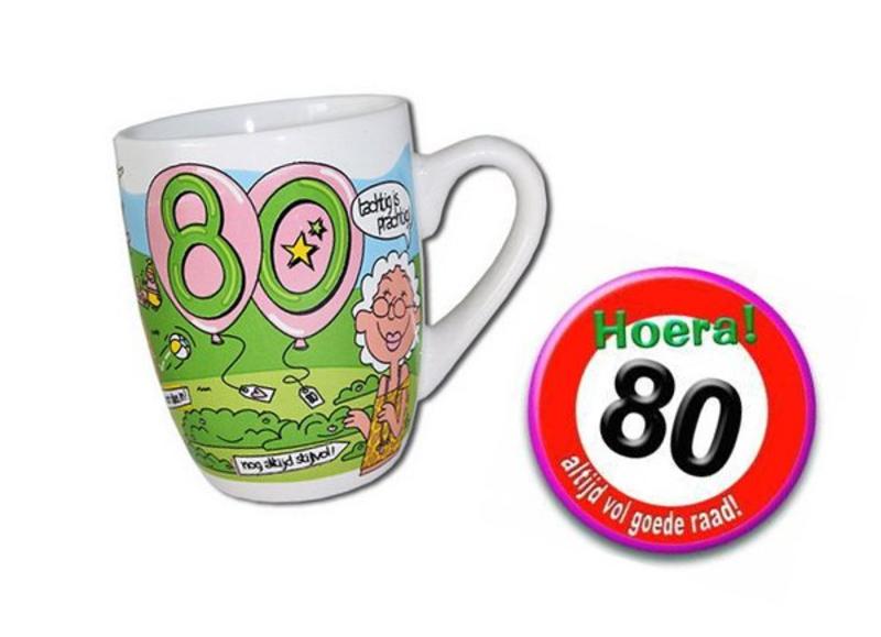 Wonderbaarlijk Grappige 80 jaar verjaardag cadeaus - Feestartikelen.nl NN-89