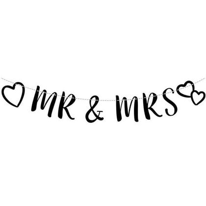 Letterslinger Huwelijk Mr & Mrs