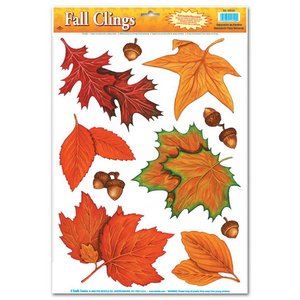 Raamdecoraties Herfstbladeren 10 stuks Op is Op