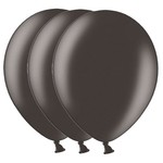 Metallic ballonnen 1e klas zwart 20 stuks