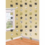 Hangdecoratie Happy New Year stars Op is Op