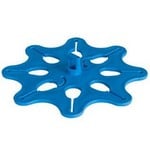 Ballondisk voor grote trossen ballonnen blauw