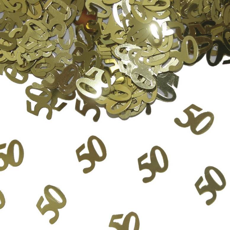 Confetti 50 Jaar Goudkleurig huismerk kopen in de aanbieding Confetti 50 Jaar Goudkleurig huismerk kopen in de aanbieding