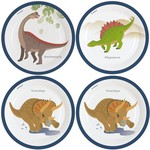 Bordjes Happy Dinosaurus groot 8 stuks