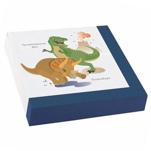 Servetten Happy Dinosaurus groot 20 stuks