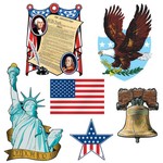 Amerikaanse decoraties 6 stuks