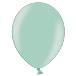 Metallic ballonnen 1e klas mintgroen 20 stuks Op is Op