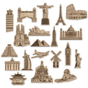 Decoraties Around the World 20 stuks Op is Op