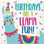 Servetten Crazy Lama Birthday Op is Op