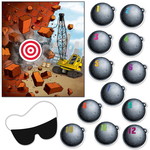 Bouwvakkers sloopkogel game 14 delig Op is Op