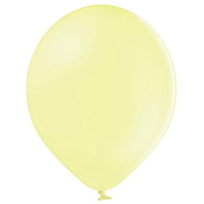 Ballonnen pastel lichtgeel 10 stuks