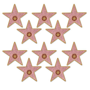 Hollywood Walk of fame ster mini 10 stuks Op is Op