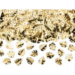 Glitter confetti jungle palmbladeren goudkleurig